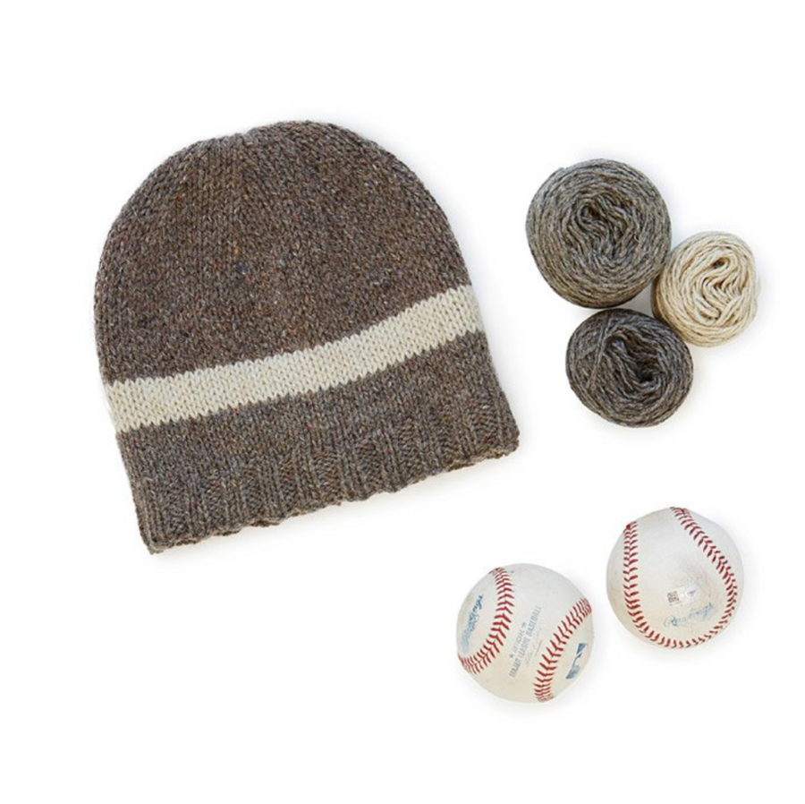 MLB Game-Used Baseball Beanie—This Unique Beanie is Knit From The Wool Yarn Found Inside MLB Game-Used Baseballs