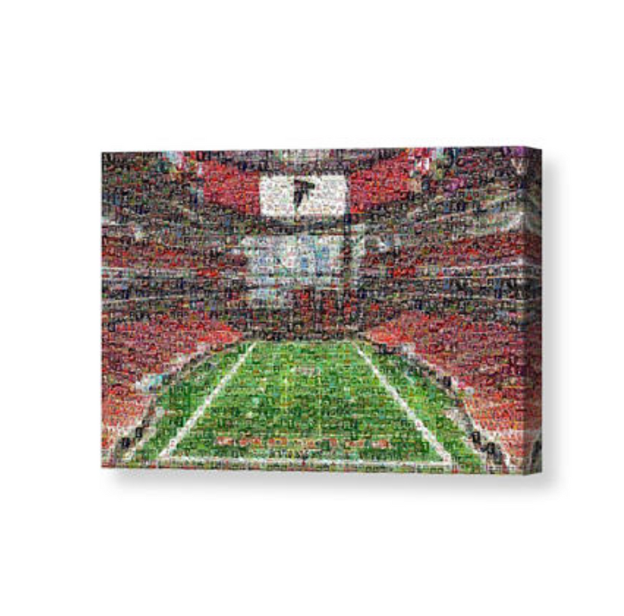 Mosaic Trading Card Print—Incredible Mosaic Art Consisting of Over 100 Past and Present Player Cards Images Used and Reused Throughout To Recreate Iconic Photos