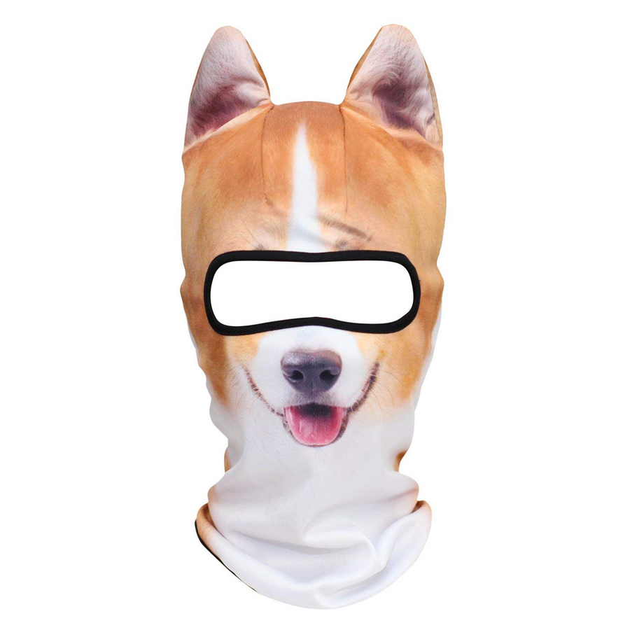 Dog 3D Face Mask—Channel Your Inner HuSKI On The Slopes