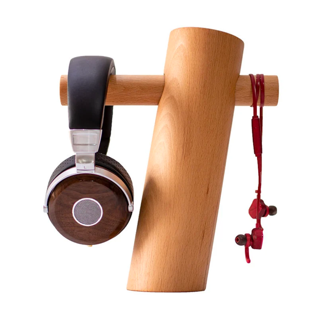 Nordic Wood Headphone Stand—A Minimally Stylish Way To Store Your