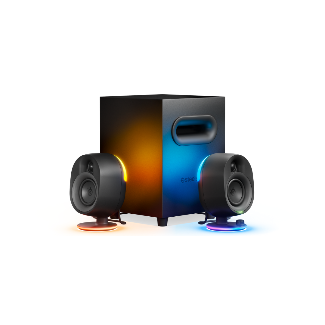 SteelSeries Arena 7 Immersive Speaker System—An Illuminated Speaker Set