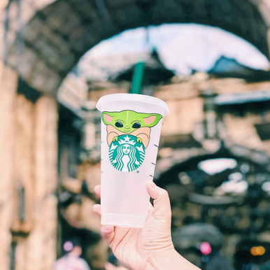 Baby Yoda Inspired Starbucks Tumbler - I Give Cool Gifts