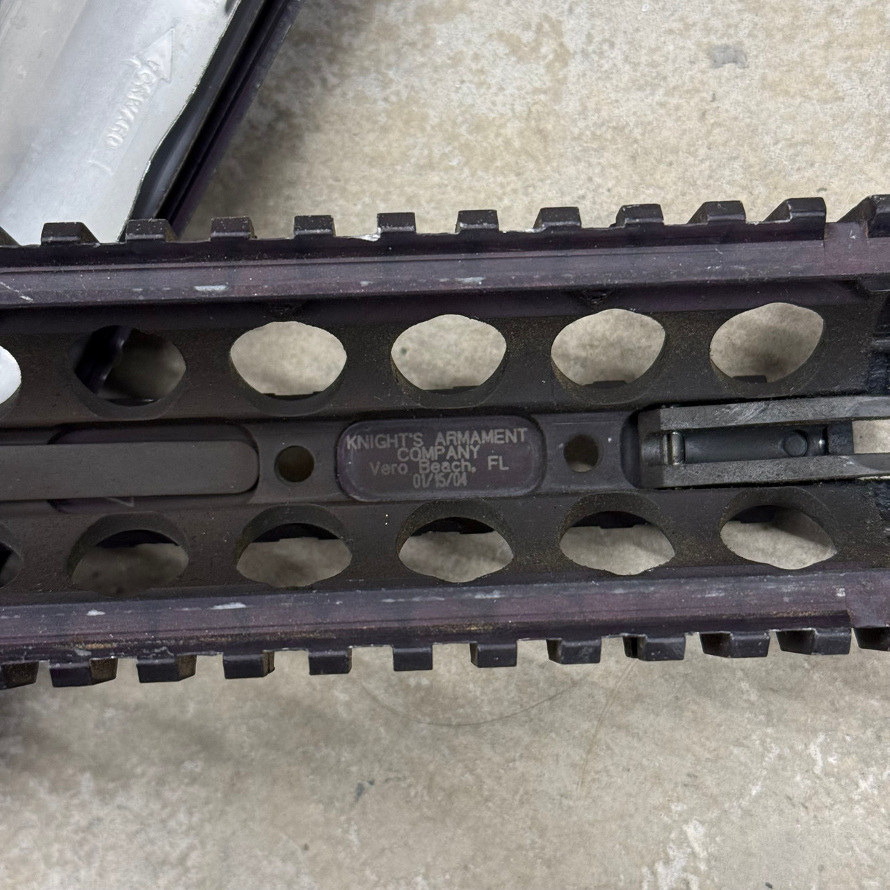 Surplus Knights Armament Vero Beach RAS Quad Rail Purple Anodized