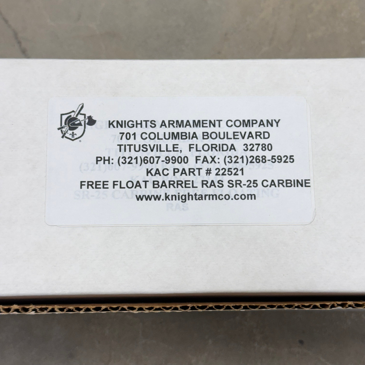 Knights Armament Free Float SR-25 RAS BR Rail (Battle Rifle)
