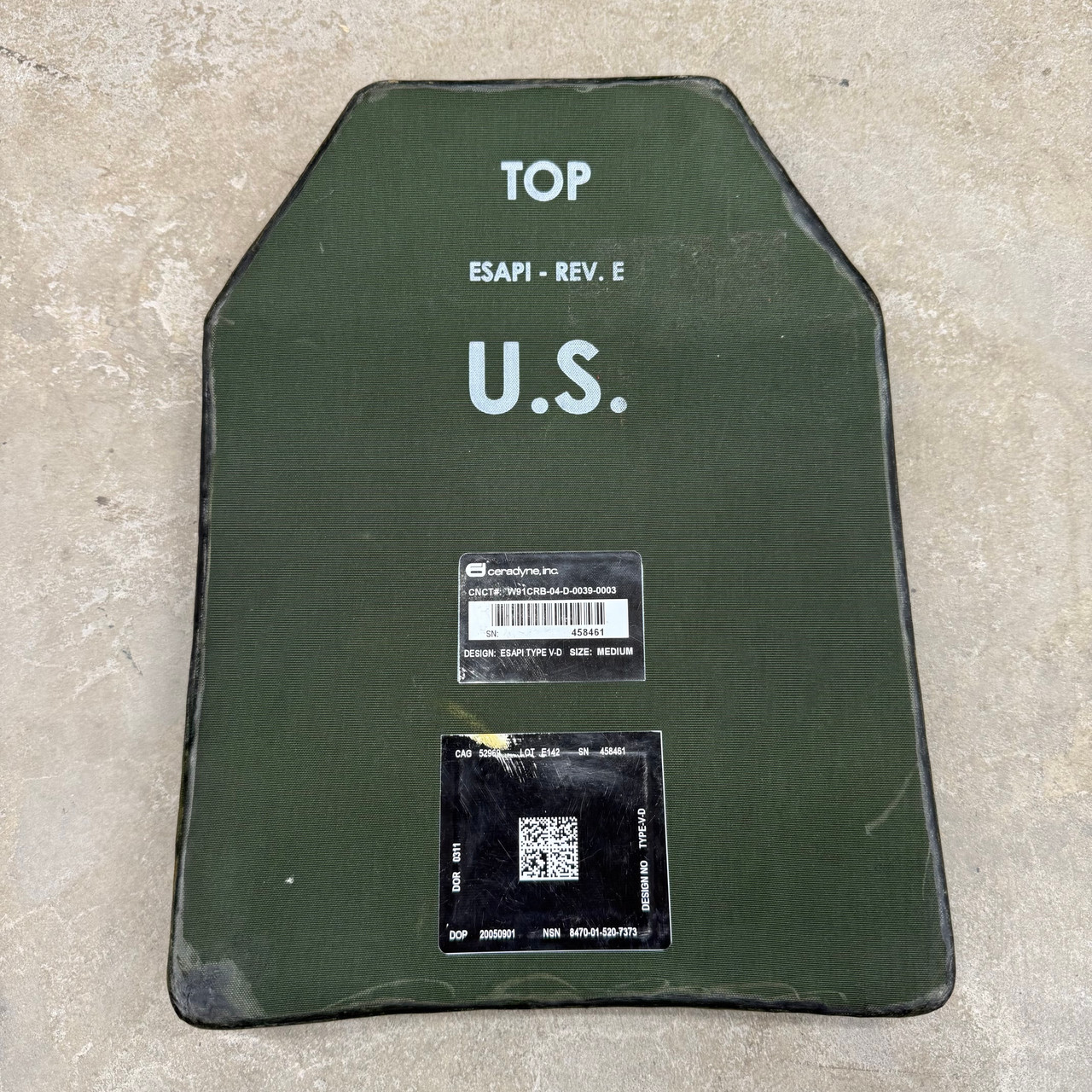 ESAPI Medium Level IV Plate Set AP Protection