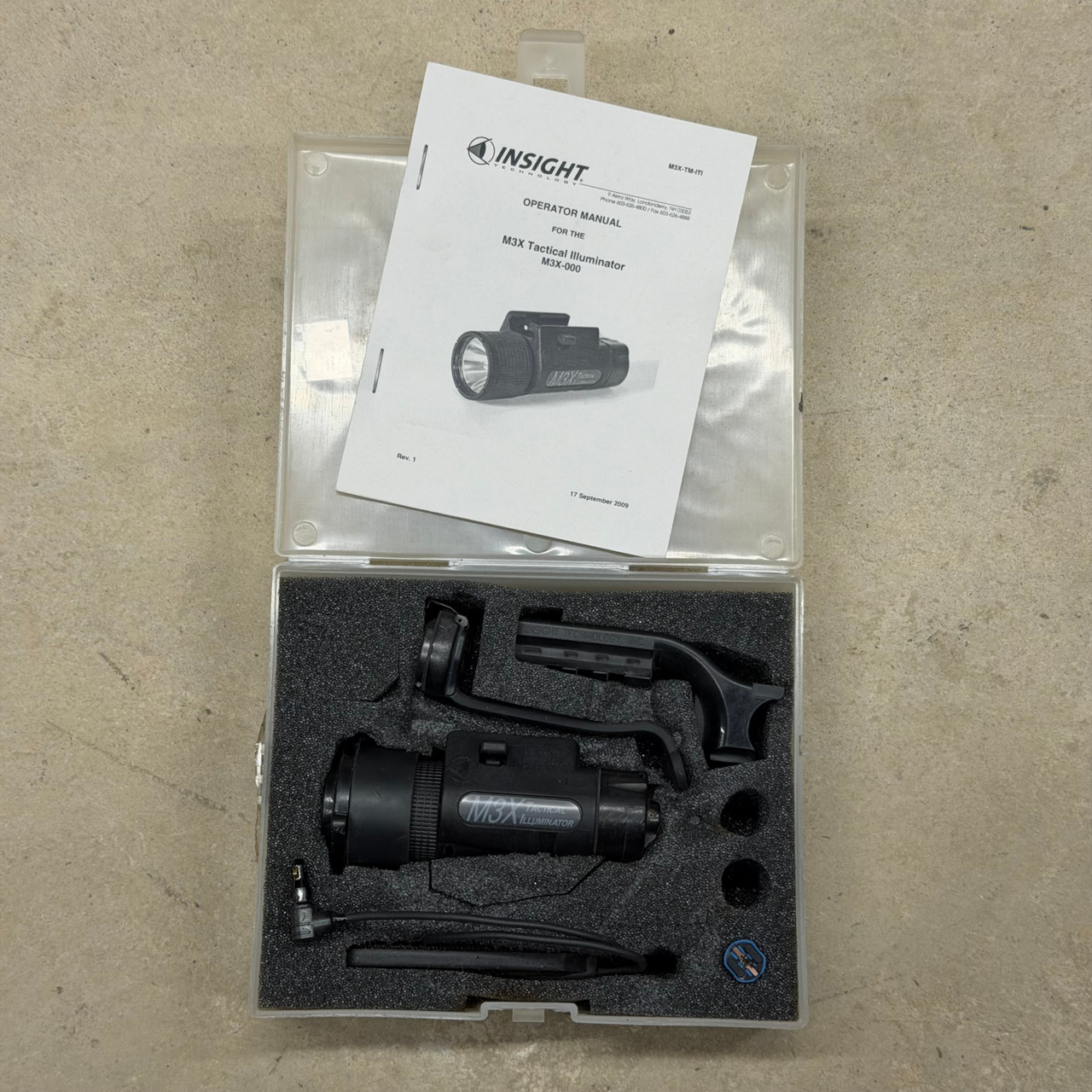 Surplus Insight M3X Tactical Illuminator Kit Black Surplus Insight M3X Tactical Illuminator Kit Black