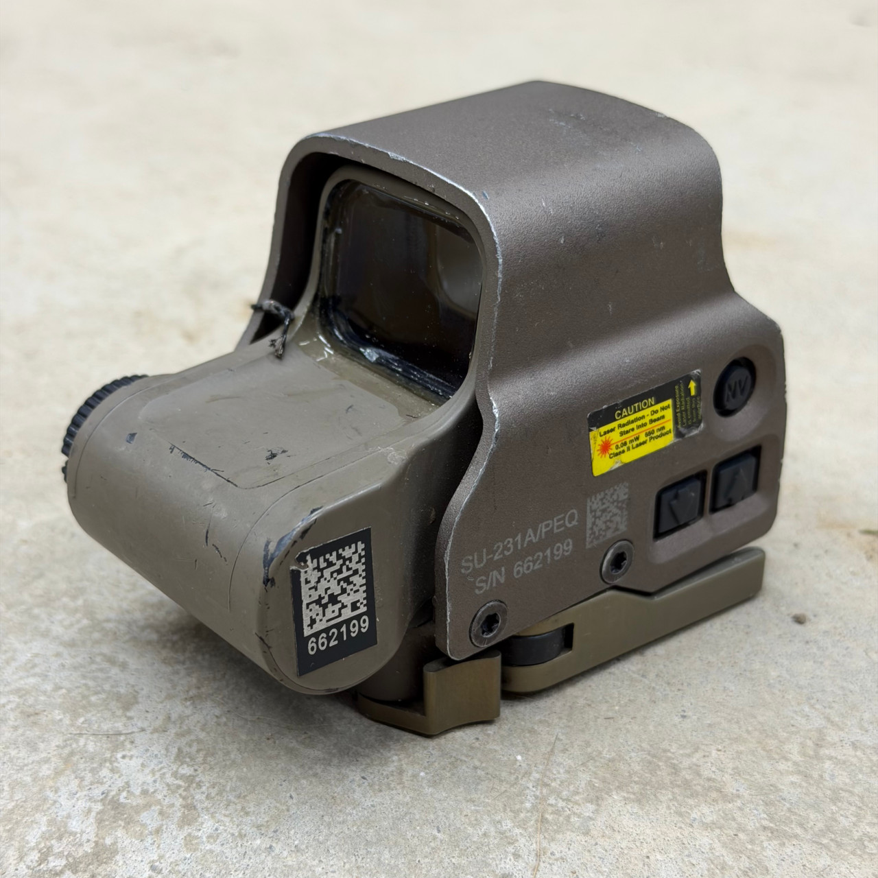 EOTech SU-231/APEQ 照準器 EOTECH NAVSEA SU-231A/PEQ EXPS3 Surplus Holographic Weapon Sight