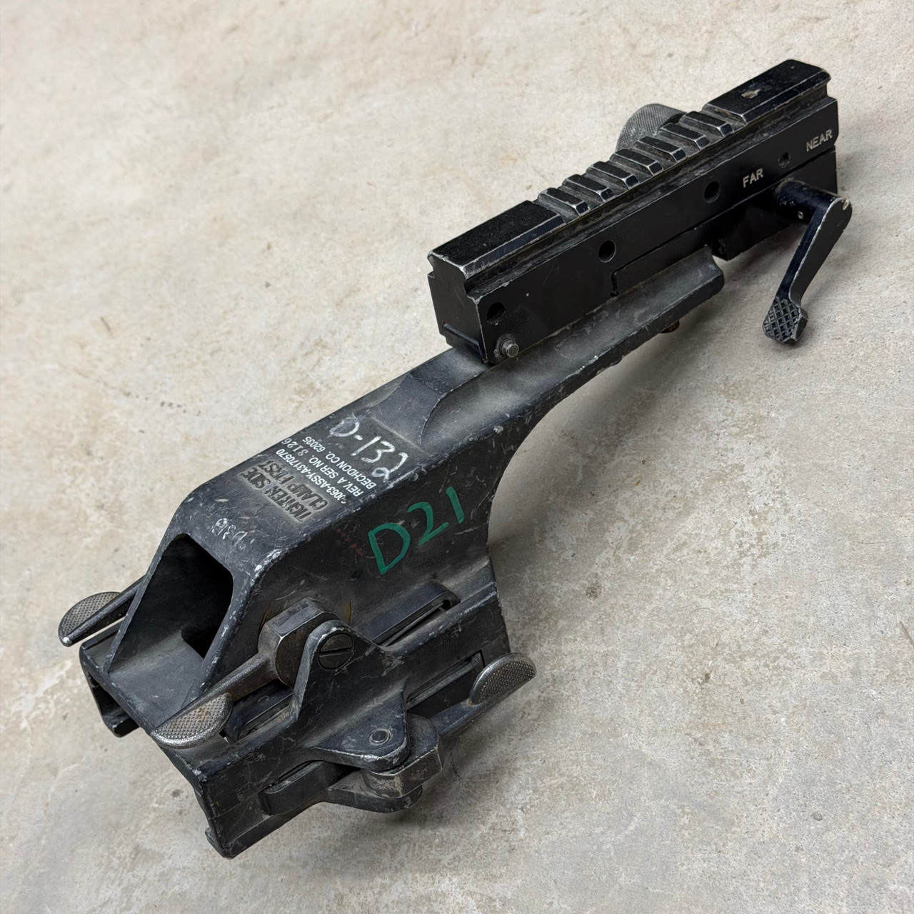 Surplus Browning M2 .50 Machine Gun Optic Mount