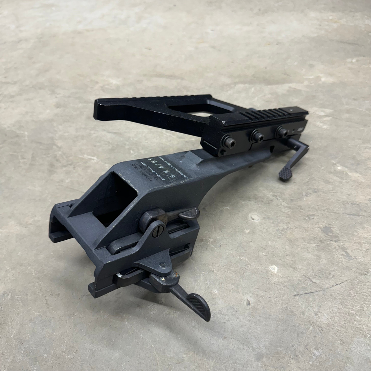 米軍　実物　M2 Browning Scope Mount with Rail 米軍 実物 M2 Browning Scope Mount with Rail - メルカリ