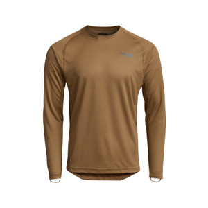 Sitka Arrowhead Core Lightweight Crew Long Sleeve Coyote Brown Sitka Arrowhead Core Lightweight Crew Long Sleeve Coyote Brown