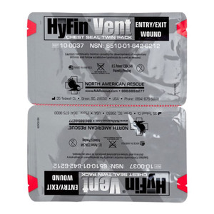 Expired NAR Hyfin Chest Seal Twin Pack Expired NAR Hyfin Chest Seal Twin Pack