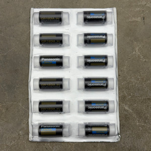 Panasonic CR123A Lithium Batteries 12 Pack