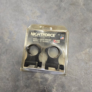 Nightforce X-Treme Duty 30MM Ultralite Scope Rings 1.50" Height Nightforce X-Treme Duty 30MM Ultralite Scope Rings 1.50" Height