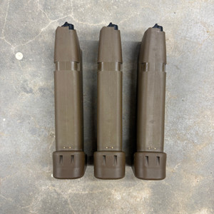 Surplus Glock 22/35 .40 S&W 16 Round Extended Magazine FDE