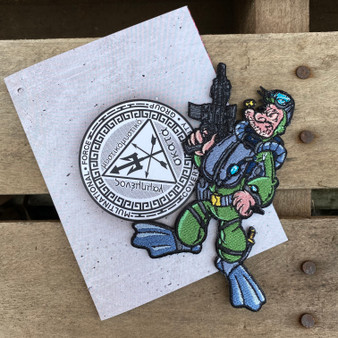 Popeye The Frogman Patch