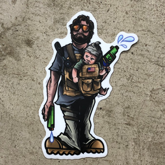 Alan Hangover All In Sticker