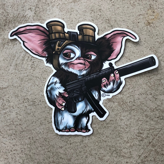 Giz Goes Dark Sticker