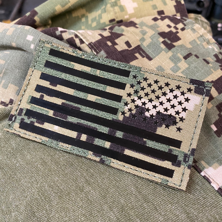 LBT-1781H AOR2 IR Reflective Right Hand American Flag Patch