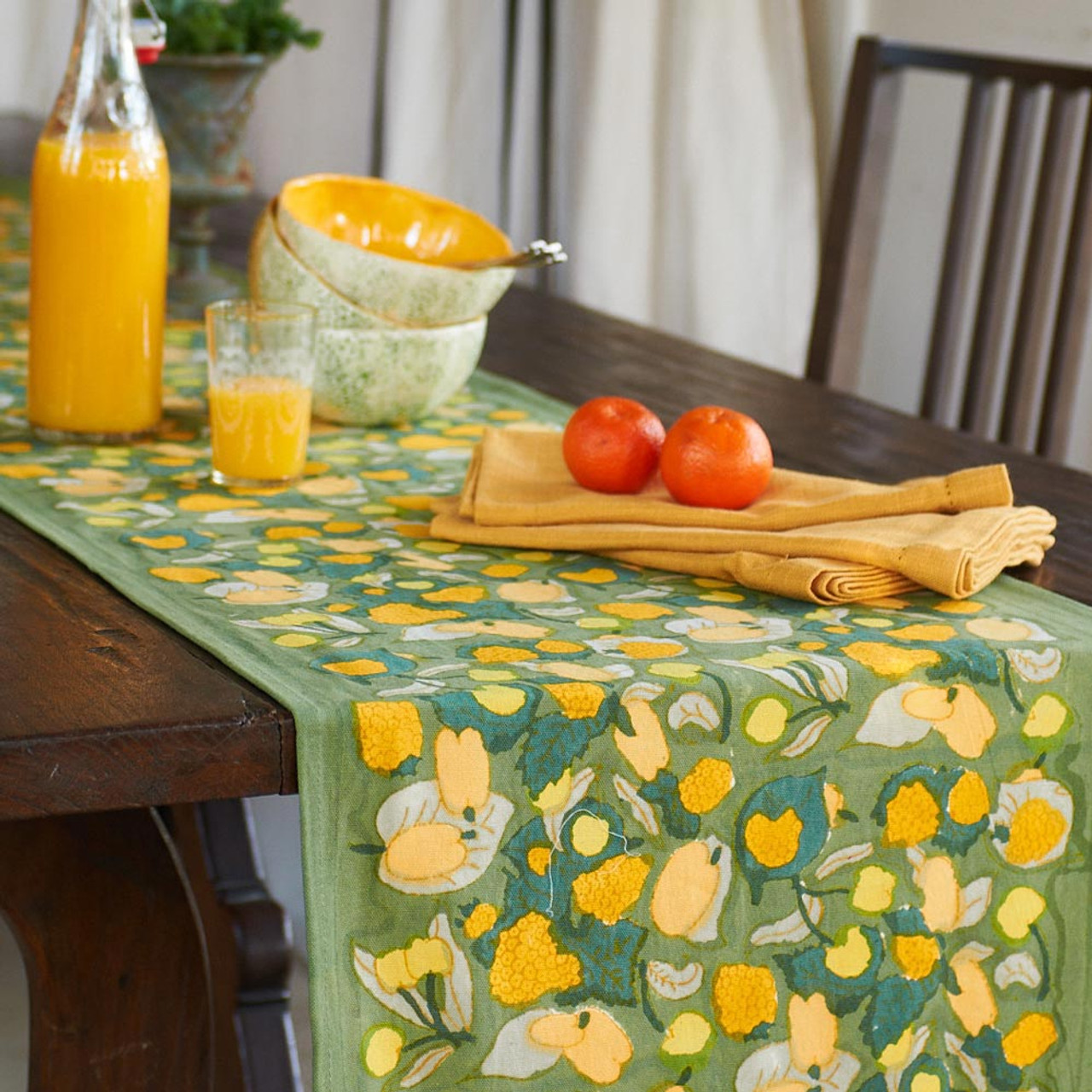 Couleur Nature Fruit Tea Towels (Set of 3) Yellow