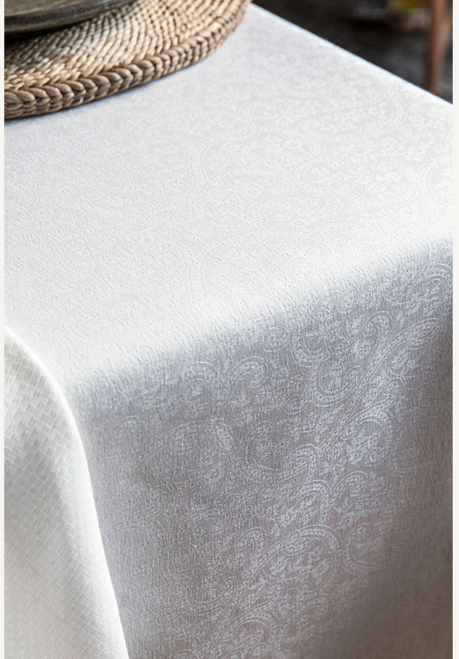Portofino Fiori - White Linen