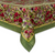 71" x 142"Jardin Red/Green Tablecloth