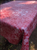 Dorure Red Coated Tablecloth 61" x 98"