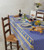 Bastide Lavender Blue  Coated Tablecloth 