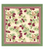   Squirrel and Pinecone  Napkins Red and Green, Set of 6