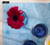 Coated placemat A la Carte Fleurs Papillons Cotton, Polyester - Blue