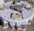 Grasse - Coated Tablecloth Round