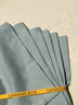 Detail of light blue napkins, set of 6