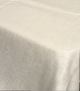 Cream Coated Linen Tablecloth