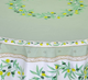 Detail of a round tablecloth