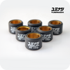 YUMINASHI 10 GR. HT ARAMID HIGH TEMP. ROLLER WEIGHTS SET (Ø20x15MM) (22123-KWN-A10HT) YUMINASHI 10 GR. HT ARAMID HIGH TEMP. ROLLER WEIGHTS SET (Ø20x15MM) (22123-KWN-A10HT)