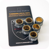 YUMINASHI 10 GR. HT ARAMID HIGH TEMP. ROLLER WEIGHTS SET (Ø20x15MM) (22123-KWN-A10HT) YUMINASHI 10 GR. HT ARAMID HIGH TEMP. ROLLER WEIGHTS SET (Ø20x15MM) (22123-KWN-A10HT)