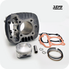 YUMINASHI 140CC (53MM/12MM PIN) LIGHT BORE PISTON - VS - STOCK HONDA 2021 GROM125 PISTON YUMINASHI 140CC (53MM/12MM PIN) LIGHT BORE PISTON - VS - STOCK HONDA 2021 GROM125 PISTON