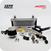 YUMINASHI EDITION MORIN 4-ROW OIL COOLER SET WITH MESH GUARD (EURO-5 GROM125 5-SPEED) (15600-K26-G00)