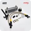 YUMINASHI EDITION MORIN 4-ROW OIL COOLER SET WITH AIR FILTER & MESH GUARD (EURO-5 Z125 MONKEY) (15600-K0F-T00R)