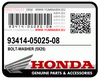GENUINE HONDA BOLT-WASHER, 5x25 (MSX125 / GROM125) (93414-05025-08)