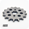 High-durability lightweight 16T 420 racing sprocket managing torque on high-output Wave 125 and custom pitbike builds.