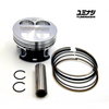 YUMINASHI 170CC / 62MM (4V) FLAT HIGH LIFT, HIGH COMP. PISTON SET (14MM PISTON PIN) (PCX160/ADV160/SH150i) (13102-K0S-160A)
