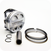 YUMINASHI 170CC / 62MM (4V) FLAT HIGH LIFT, HIGH COMP. PISTON SET (14MM PISTON PIN) (PCX160/ADV160/SH150i) (13102-K0S-160A)