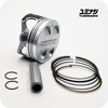 YUMINASHI 160CC / 60MM (STD 4V) FLAT HIGH LIFT, HIGH COMP. PISTON SET (14MM PISTON PIN) (PCX160/ADV160/SH150i) (13102-K0S-160A)