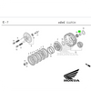 GENUINE HONDA GUIDE A, CLUTCH OUTER (WHITE) (CBR250R / CBR300R / CB300F / CRF300L) (22116-K33-D00) GENUINE HONDA GUIDE A, CLUTCH OUTER (WHITE) (CBR250R / CBR300R / CB300F / CRF300L) (22116-K33-D00)