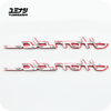 YUMINASHI RED LOWRIDER LOGO SET S600/S800 (2PCS/SET) FOR DAX, TRAIL & CHALY (75700-098-000R)