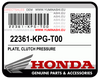 GENUINE HONDA PLATE, CLUTCH LIFTER (MSX125 / GROM125 / NICE125) (22361-KPG-T00)