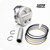 YUMINASHI 160CC / 60MM (GT220 4V HEAD) FLAT HIGH LIFT, HIGH COMP. PISTON SET (14MM PIN) (eSP+ 125CC/150CC/160CC) (13102-K0S-260A)