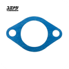 Yuminashi 28mm manifold gasket (16201-KCW-280) front view in blue.