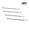 YUMINASHI M7 X 266.7 MM (10.5 INCH) STAINLESS STEEL CYLINDER STUD / NUT & WASHER SET (12PCS/SET) (90031-S07-266SS)