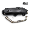 YUMINASHI SOUND ADJUST STAGE-1 EXHAUST SYSTEM & HEATSHIELD COMBO (STD HEAD ADV160 | CLICK160 | PCX125/160) (18300-K1Z-SA1C)